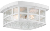 Stonington 2-Light Outdoor Lantern, White Lustre