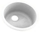 Swan 18.5x18.5x8 Solid Surface Drop Bar Sink, White