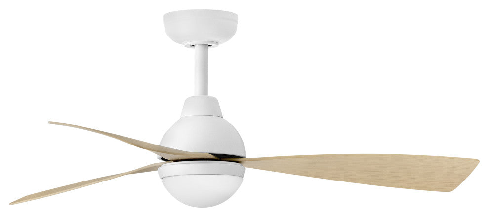Hinkley Una LED Ceiling Fan, Matte White, 44"