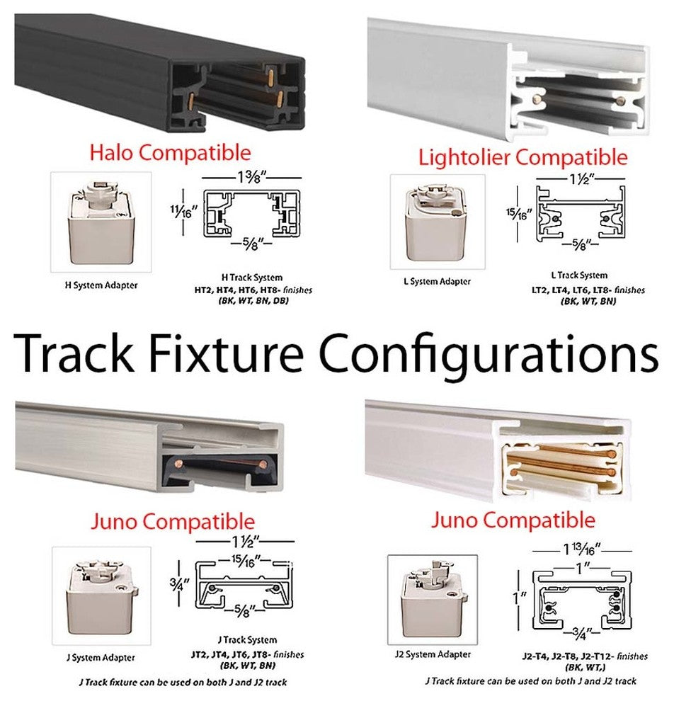 LED710 Cartier LED 4000K 20 Degree Beam, Antique Bronze for L Track
