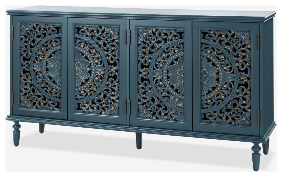 63"W Sideboard, Blue