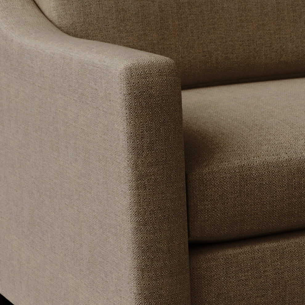 Nativa Interiors Ashley 83" Sofa, Brown, Deep Plush Depth