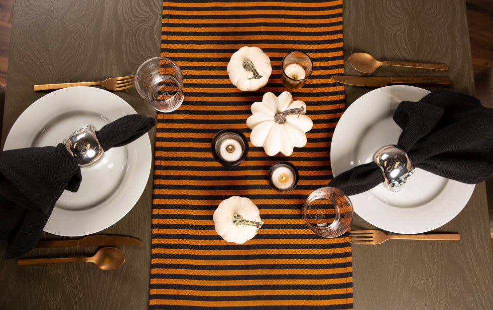 Witchy Stripe Table Runner 14"x108"