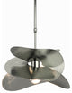 Hibiscus Small Pendant, Sterling Finish, Standard Overall Height