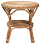 Abbey Modern Bohemian Natural Brown Antique Rattan Coffee Table