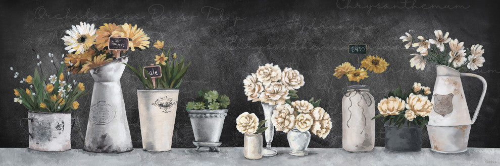 "Perfect Blooming Flowers" Painting Print on Wrapped Canvas