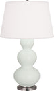 Robert Abbey RA-MCL42 1-Light Table Lamp, Triple Gourd