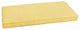Sunbrella Textured Yellow Outdoor Bench Cushion, Corded, 57x17
