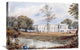 "Belvedere House at Alapore" Stretched Canvas Giclee by William Prinsep, 30"x20"