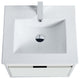 Alpine Wall Mount Bathroom Vanity and Sink, White Matte, 20"
