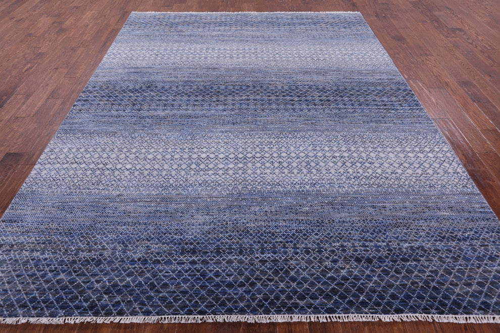 Savannah Grass Handmade Wool Rug 7' 8" X 10' 7" - Q13259
