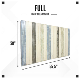 Handcrafted Headboard, Leaner Style, Farmhouse Mix, Full