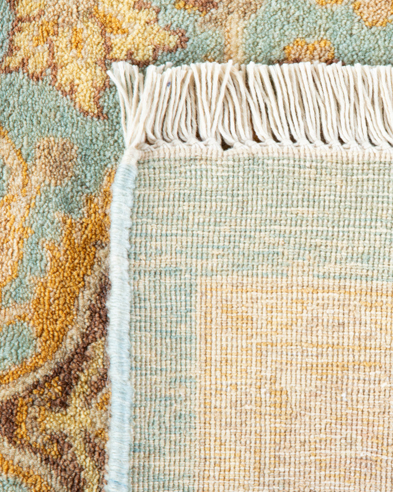 Mogul, One-of-a-Kind Hand-Knotted Area Rug Light Blue, 8' 4" x 10' 1"