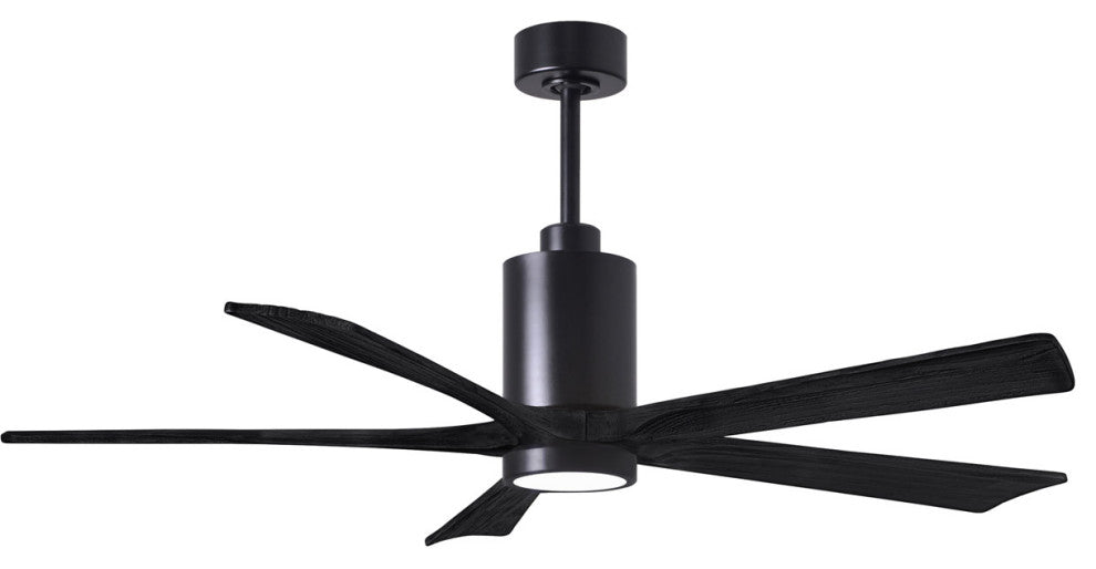 Matthews Fan Patricia-5 With Kit, Matte Black, 60" Matte Black