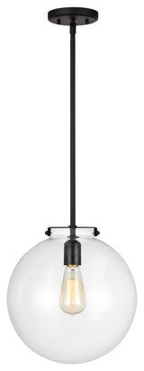Kate 1-Light Pendant, Midnight Black