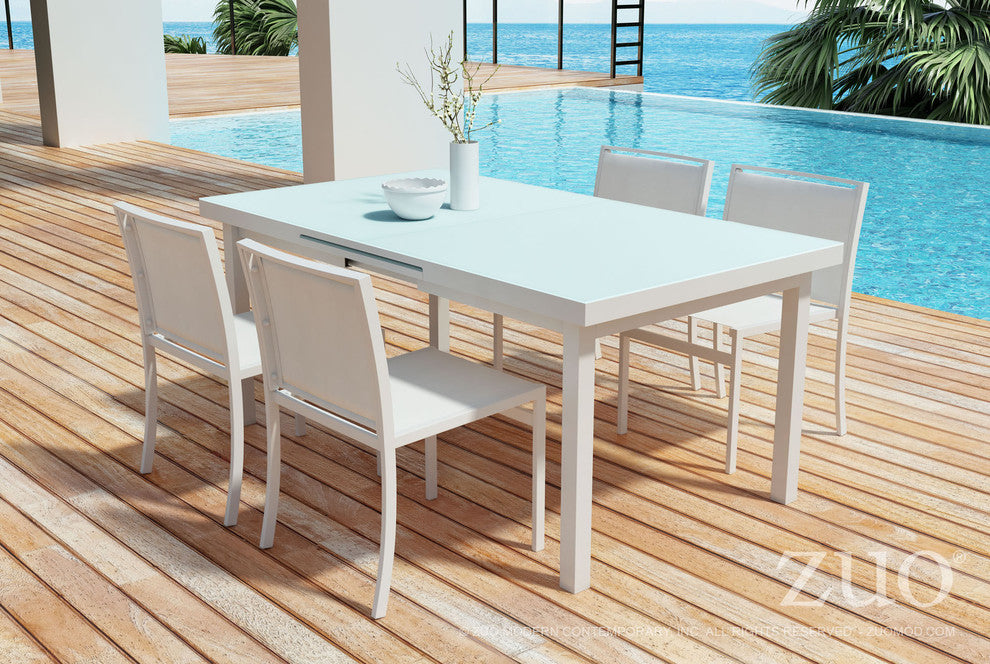 Zuo Modern Mayakoba Dining Table White