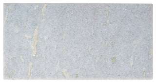 Edie Marble and Leather Magazine Side Table, Off-White