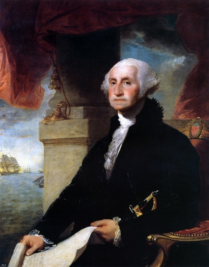 Gilbert Stuart George Washington Wall Decal