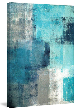 "Meditation in Blue II" Painting Print on Canvas