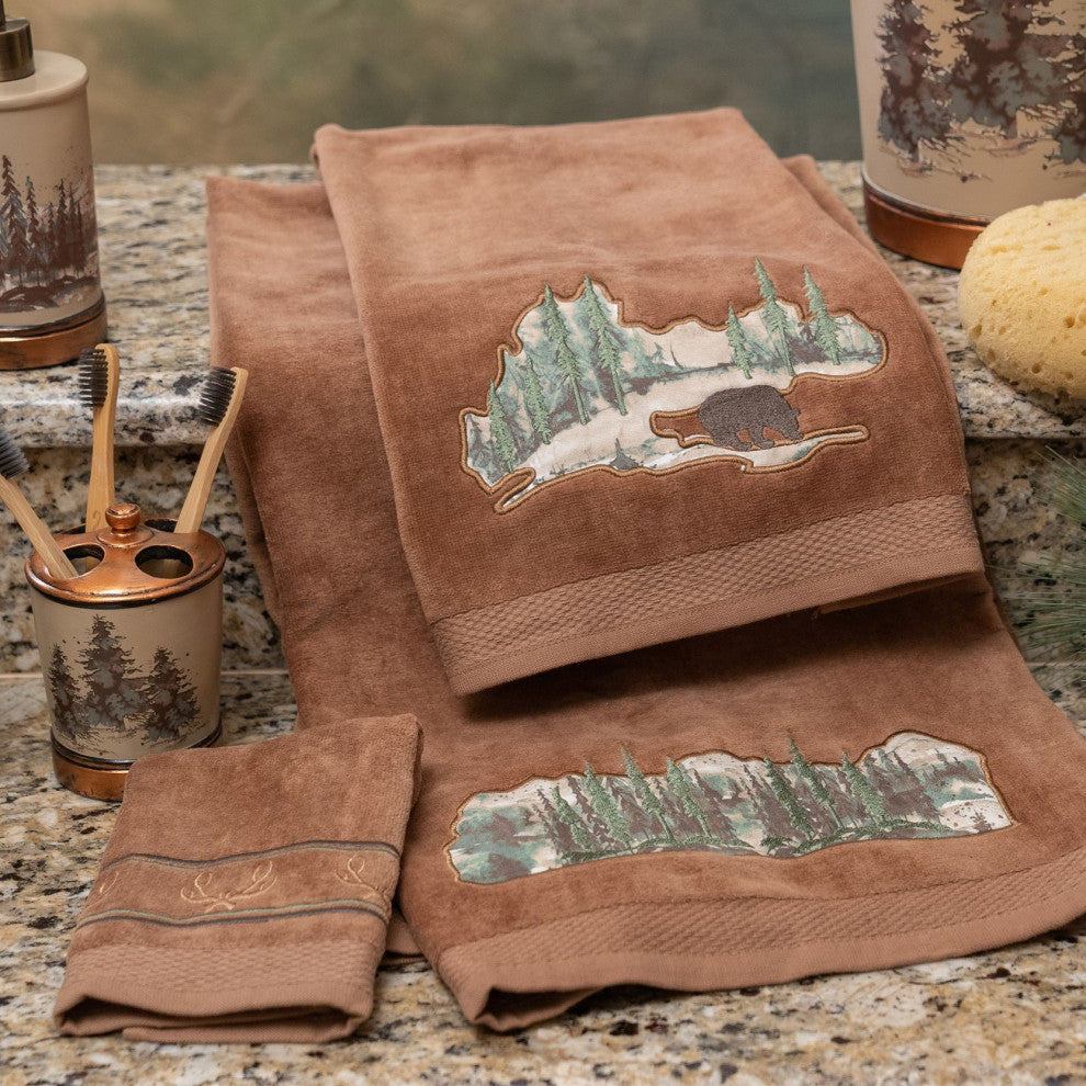 Joshua Towel Set, 3 Piece, Mocha