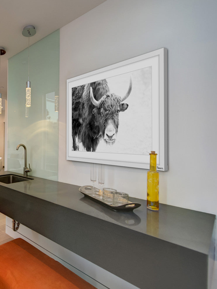Marmont Hill, "Buffalo Forward" Framed Painting Print, 18x12