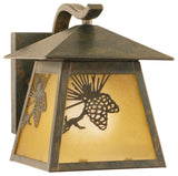Whitebark 7" Outdoor Wall Light Olde World Patina