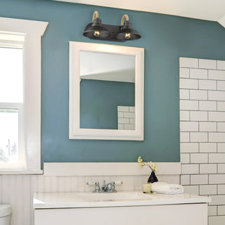 Orwell Flushmount With Clear Glass Shade Shade, Matte Black