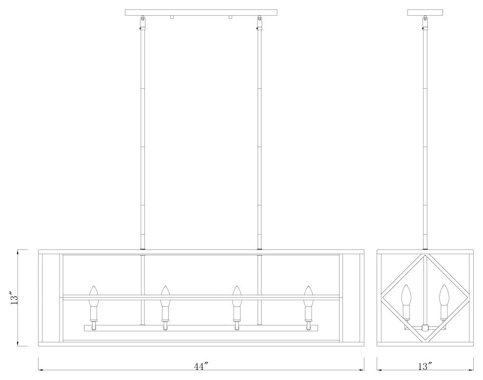 Zlite 457-8L-MB 8-Light Chandelier, Other