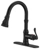 Single Handle High Pull Out Kitchen Faucets With Pull Down Sprayer
