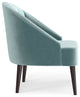 Harrah Accent Chair, Velvet fabric, Seafoam Blue