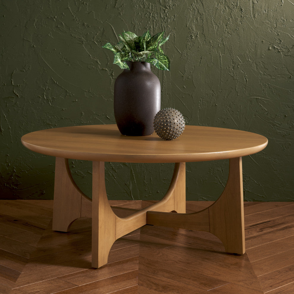 Safavieh Couture Sasha Wood Coffee Table, Natural