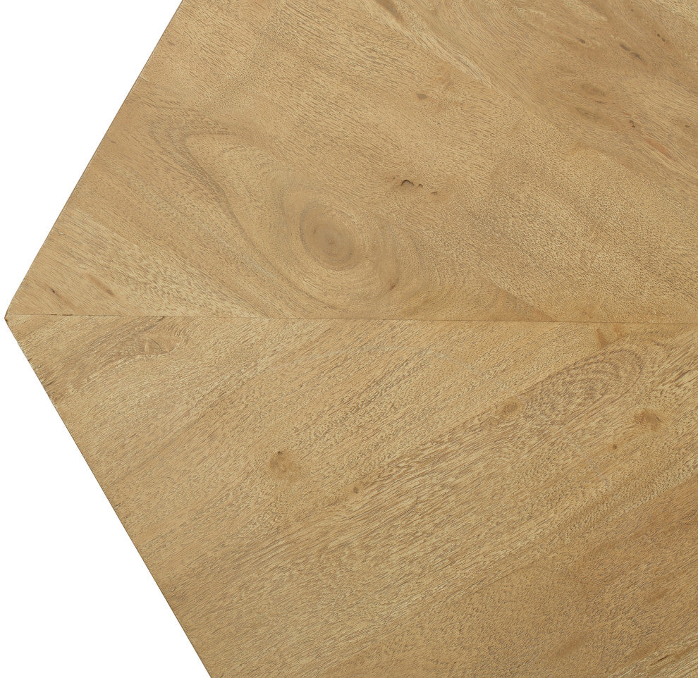 Diamante Oak Veneer Coffee Table, Oak