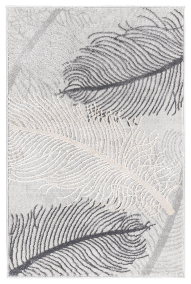 Unique Loom Camilla Finsbury Rug, Gray, 2'x3'