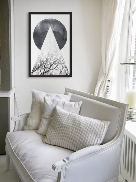 "A Full Moon" Framed Painting Print, 30"x45"