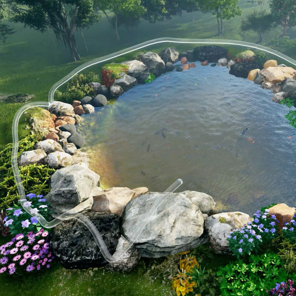 Alpine Wall PVC Clear Tubing, 3.74"Tall