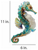 Wall Seahorse Blue and Pearl