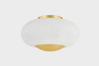 Mitzi Lottie Flush Mount Aged Brass