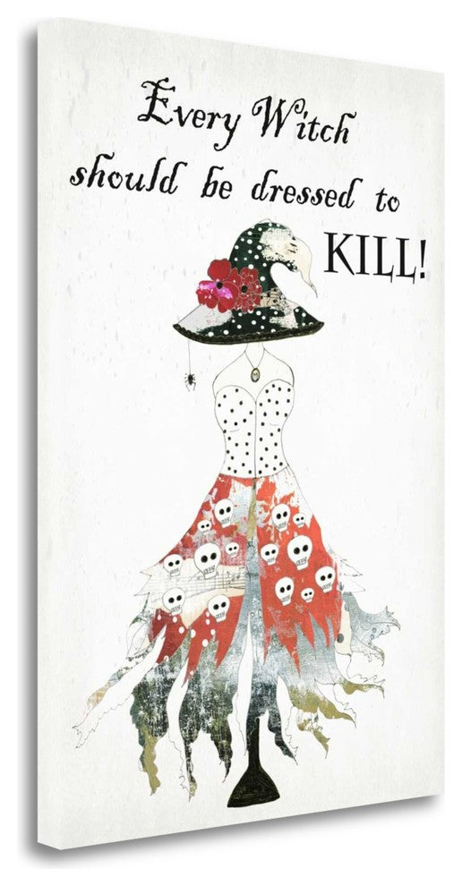 "Dressed To Kill" By Sarah Ogren, Giclee Print on Gallery Wrap Canvas