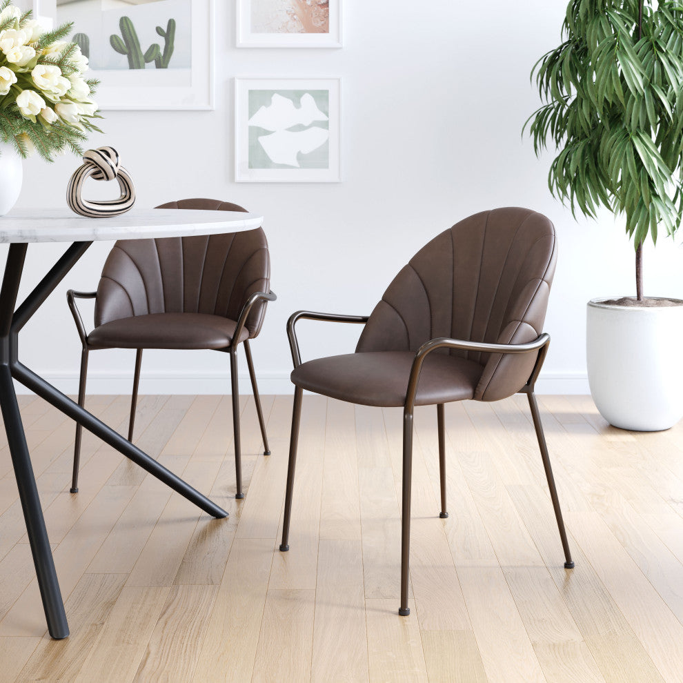 Kurt Dining Chair, Set of 2 Espresso