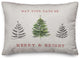 Speckle Sketch Christmas Trees 14x20 Spun Poly Pillow