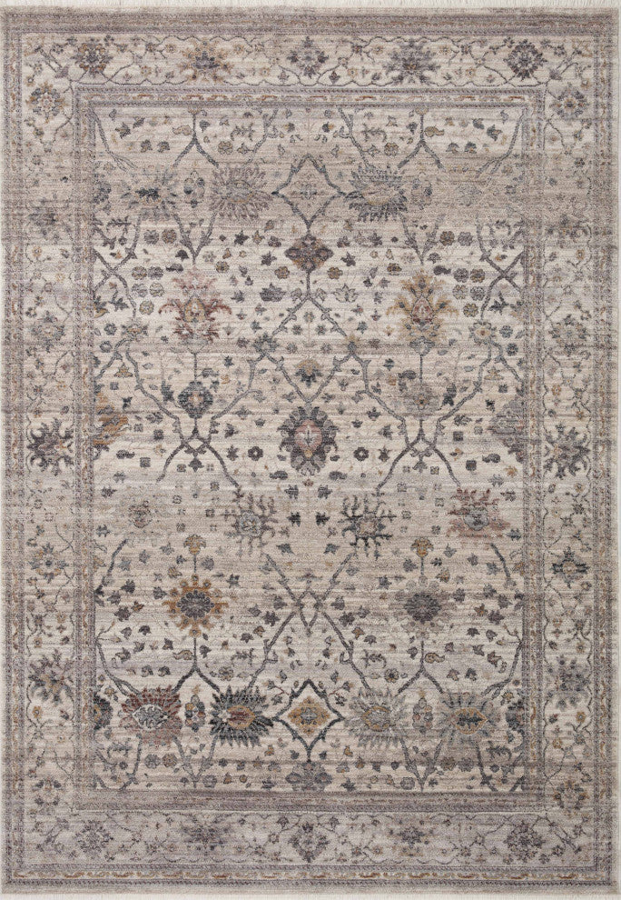 Loloi Lyra Pebble / Multi 18" x 18" Sample Rug