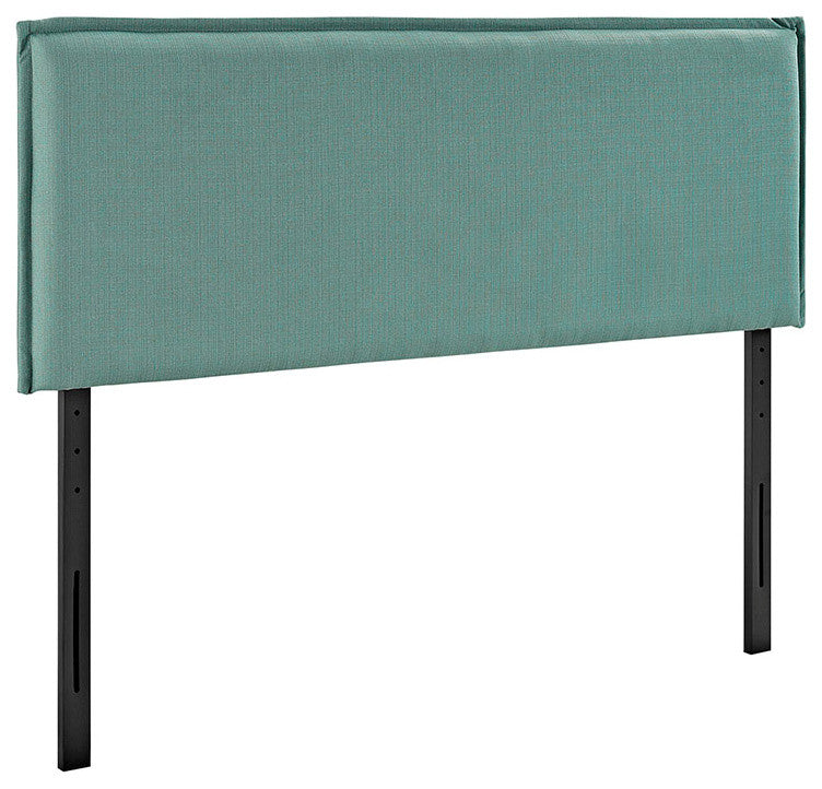 Camille Full Upholstered Fabric Headboard, Laguna