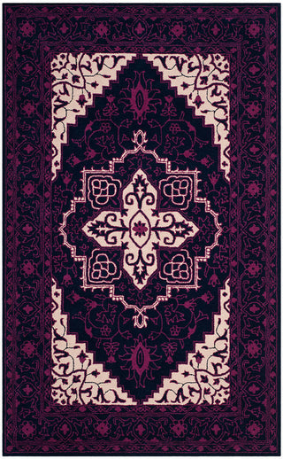 Safavieh Bellagio Blg597A Rug, Purple/Ivory, 2'3"x7'0" Runner