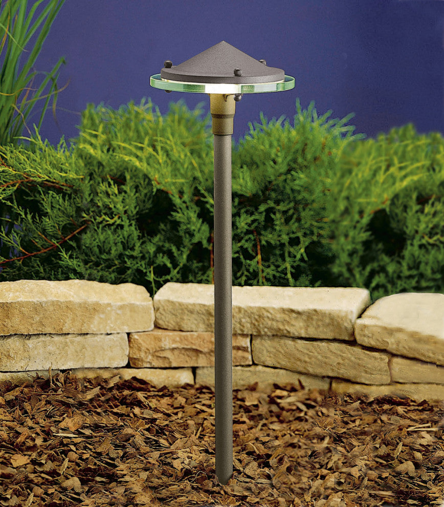 Textured Architectural Bronze Clear Lens Path and Spread 1-Light 12V