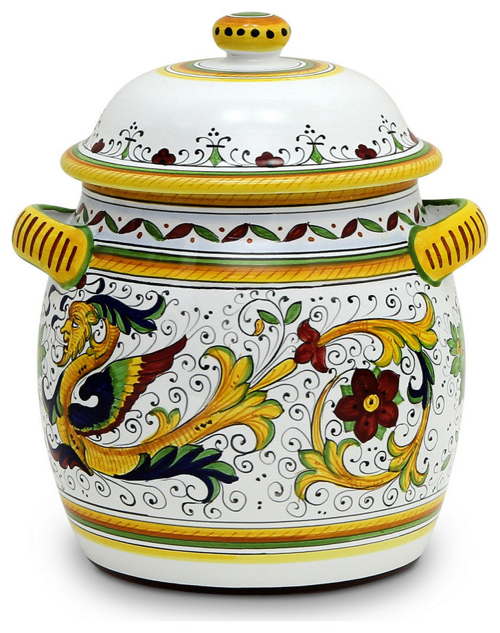Raffaellesco, Traditional Deruta Biscotti Jar