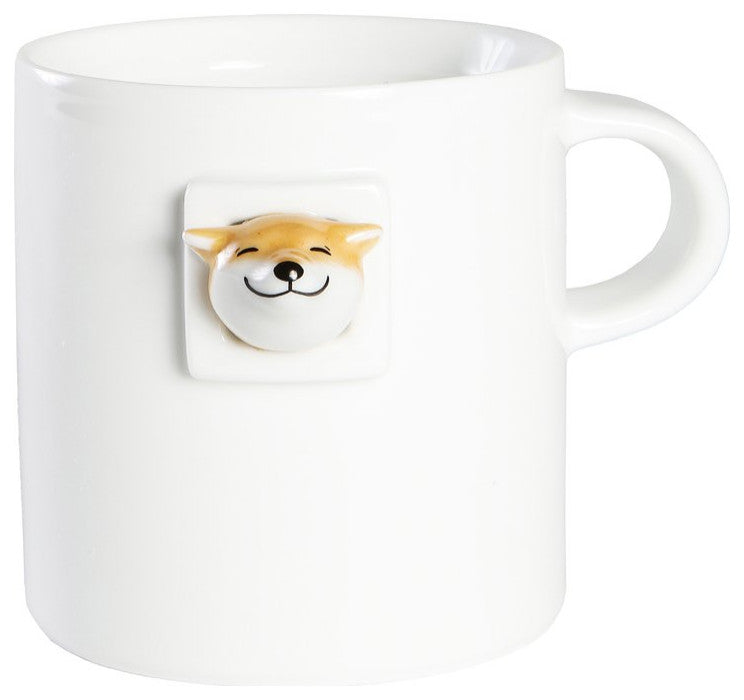 3D Shiba Head Mug