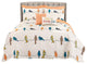Rowley Birds Quilt Set, Multi, King