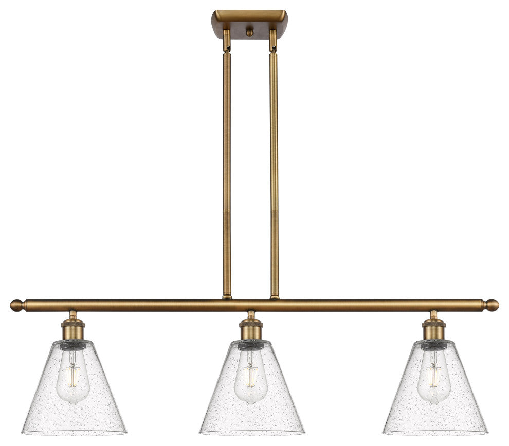Innovations 516-3I-BB-GBC-84-LED 3 Light Island Light, Brushed Brass