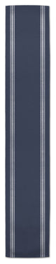 Blue Linen Stripe 16x90 Cotton Twill Runner
