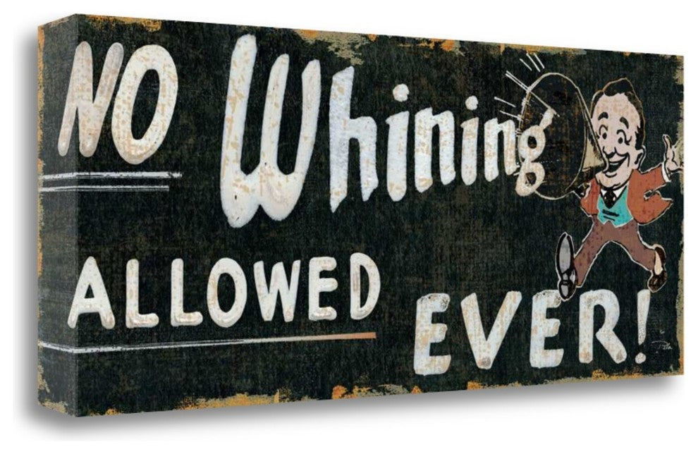 "No Whining Allowed" By Pela Studio, Giclee Print on Gallery Wrap Canvas